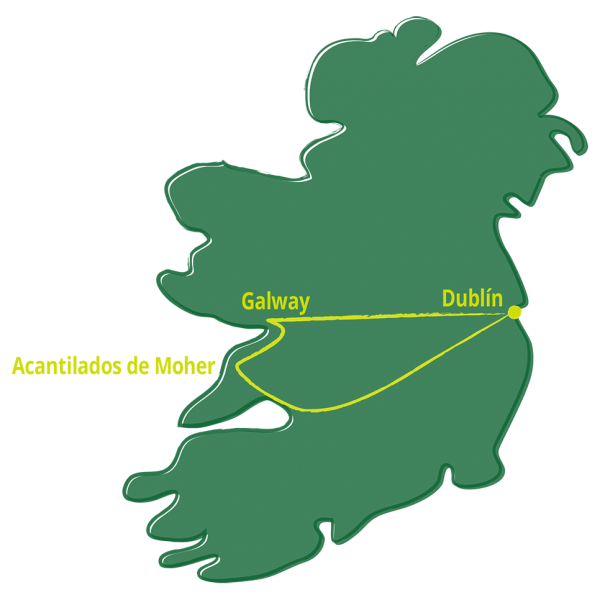 Recorre los acantilados de Moher y Galway