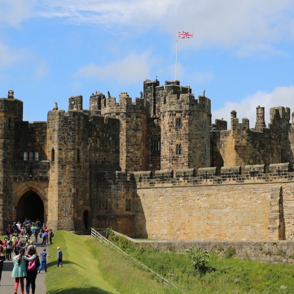 Castillos de película entre Escocia e Inglaterra